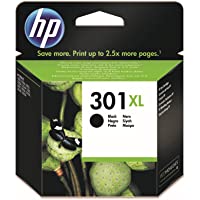 HP 301XL CH563EE- Negro- Cartucho de Tinta de Alta Capacidad Original- compatible con impresoras de inyección de tinta…